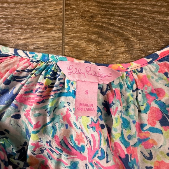 Lilly Pulitzer Willa Tunic Dress in Indigo Gyspea, Size small, Boho, Preppy - Picture 8 of 13